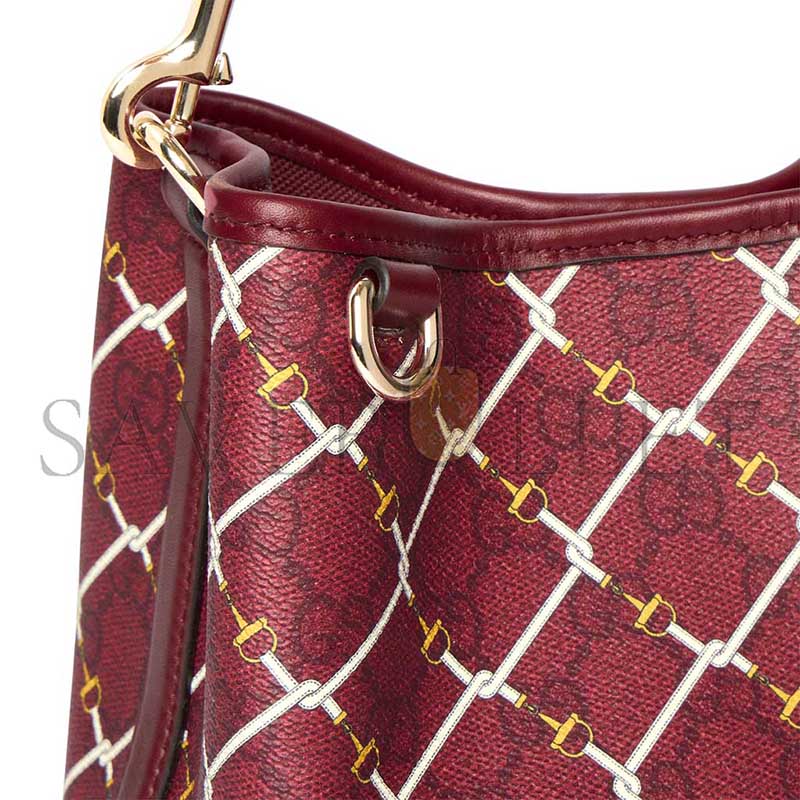 GUCCI GG EMBLEM SMALL BUCKET BAG 815118 (19*18*11cm)